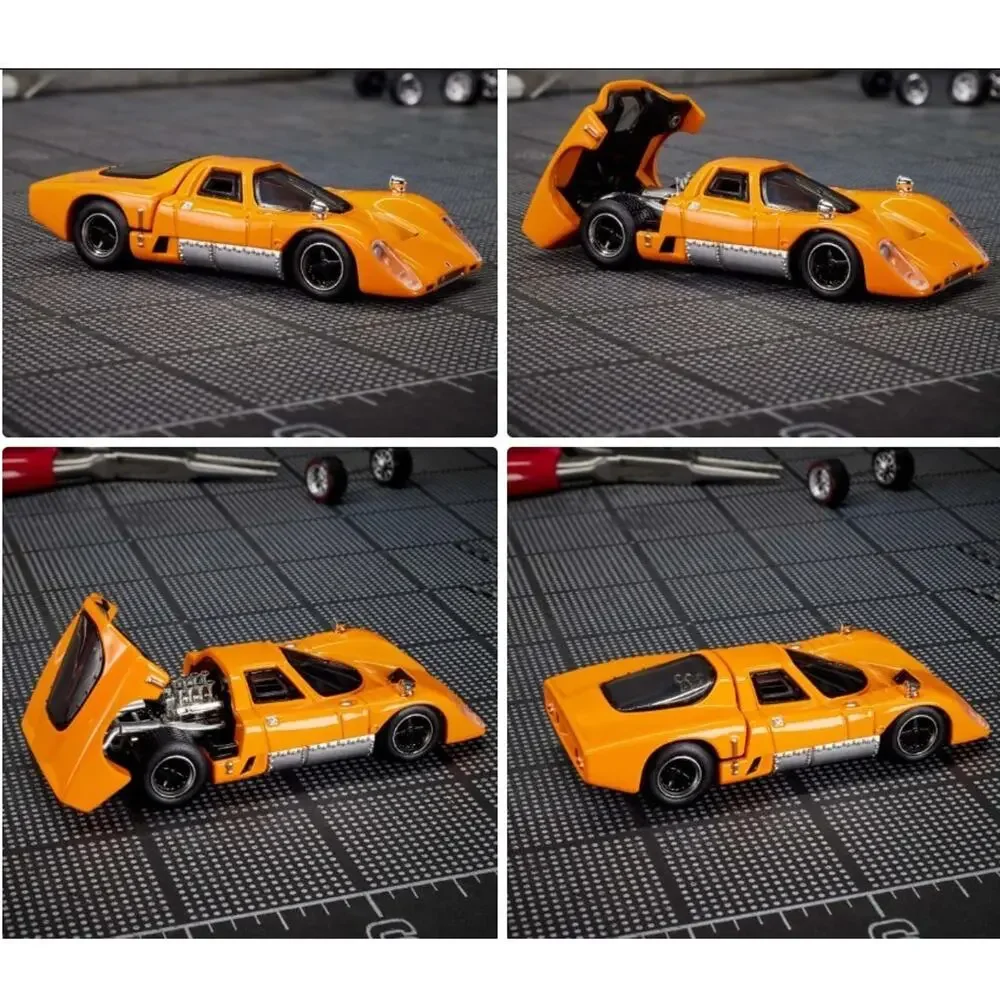 HOT WHEELS McLaren M6GT Orange Elite 64 HWG05 2025 Real Riders Metal NEW!
